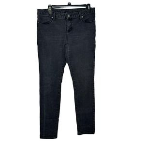 Soho Women's Jeans Mid-Rise Stretch Fitted‎ Skinny Denim Wash Black Plus Size 32